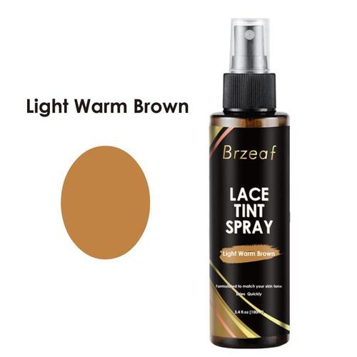 Brzeaf Light Brown Lace Tint Spray For Wigs