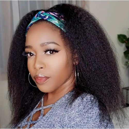 Soft Natural Yaki Headband Wig + Free gift inside!!!