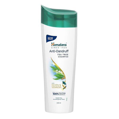Himalaya Anti-Dandruff Tea Tree Shampoo Nourishes Hair, with Tea Tree oil and Aloe Vera