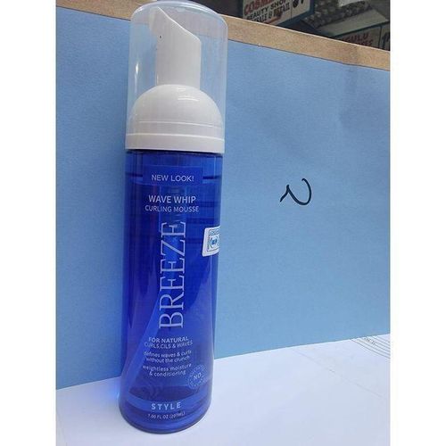 Breeze Weightless Moisture Conditioning Wave Whip Curling Mousse For Unique Defined Curls Waves