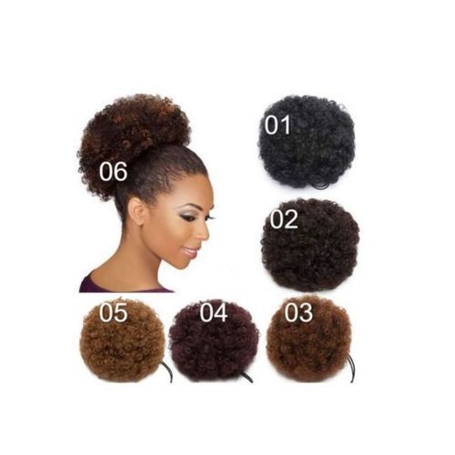 Afro Hair Bun Extension Colour