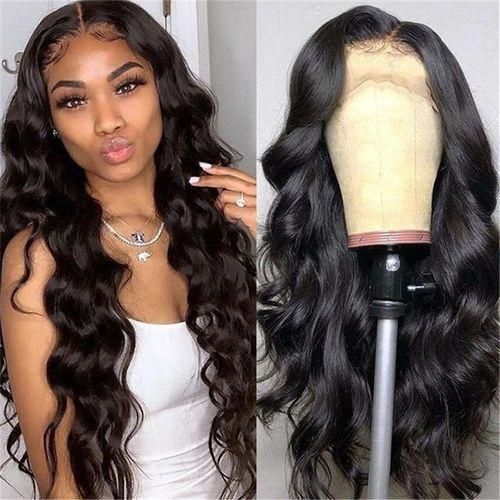 Body Wave Semi-Human Wig – Natural Look, Soft Texture, Heat-Resistant