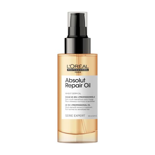 L'Oréal professionnel L'Oréal Professionnel Paris Absolut Repair 10-in-1 Oil – Nourishing Multi-Benefit Oil For Dry & Damaged Hair, Repairs Hair and Provides Shine 90ml