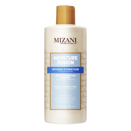 Mizani Moisture Fusion Gentle PH Clarifying Shampoo - Removes buildup and impurities without stripping strands of moisture or shine 500ml
