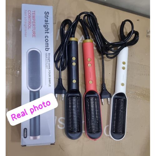 Electric Hair Straightener Brush Straightener Comb