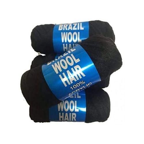 Brazilian Hair 4pcs 100% Brazilian Wool Hair Twist/Faux Locs