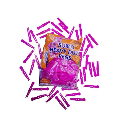 144 PIECES PINK STRONG DURABLE FIRM GRIP HIGH QUALITY CLOTH PEGS