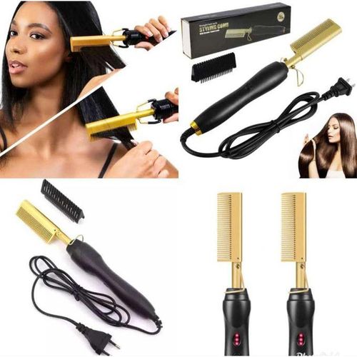 Hot Electric Comb Hair straightener