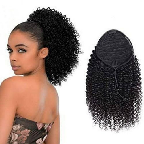 KINKY CURLY Drawstring Ponytail Extension