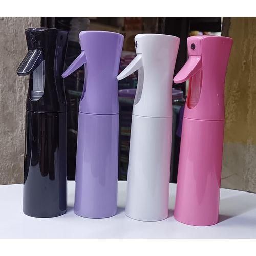 Continuous Spray Bottle for Hair Mist Empty Ultra Fine Plastic Water Sprayer – For Hairstyling, Cleaning, Salons, Plants, Essential Oil Scents & More