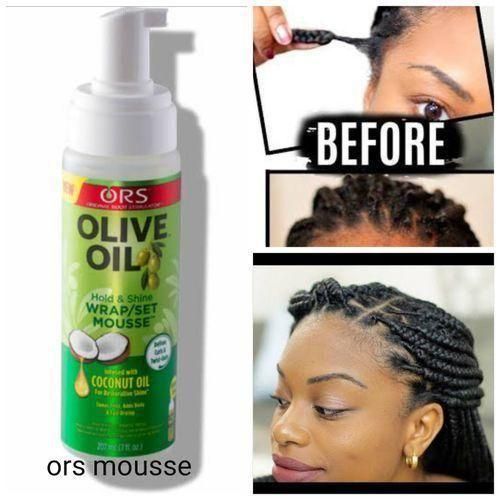 Ors Double Olive& Coconut Oil Wrap Set Hair Mousse ( Define Curls & Twist Outs