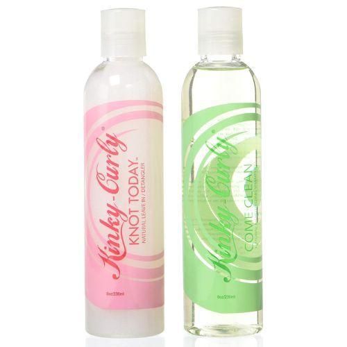 Kinky Curly Knot Today + Come Clean Shampoo Set