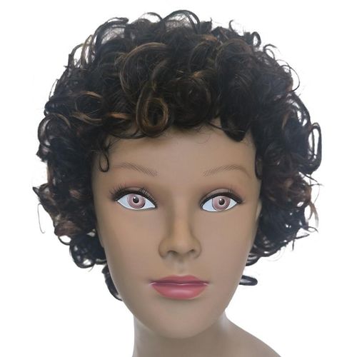 Fashion Idol Human STYLE ICON Nature Pixie Cut Curl Wig Black Brown Color F1B/30 HERTHA Wig Human Nature Hair Wig For Women