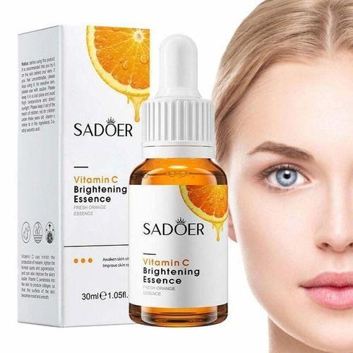 SADOER Vitamin C Face Serum Hyaluronic Face Skin Care for Brightening + Anti-Aging + Dark Spots Removal + Skin Firming Face Skincare 30ml
