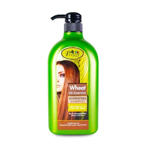 Perfect Wheat Oil Essential Hair Hydrating & Natural Oxidant Shampoo – For Dry & Damaged Hair-1000 Ml.