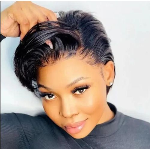 Frontal Human Bob Wig