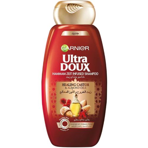 Garnier Ultra Doux Almond Castor Oil Shampoo For Weak Hair With Tendency To Fall 400ml