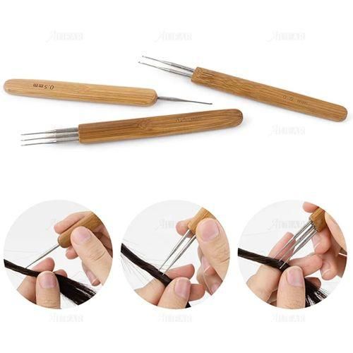 Wooden Dread Locs Crochet Hooks Needles