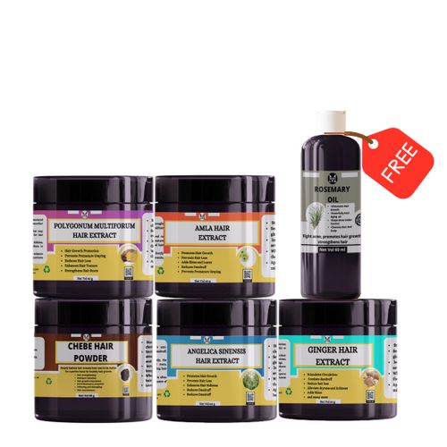 Mekis Herbal Hair Growth Pack For Hair Mask - For Split Ends.Dryness and Frizz,Thinning Hair,Breakage,Slow Growth,Chemical Damag,Weak Roots