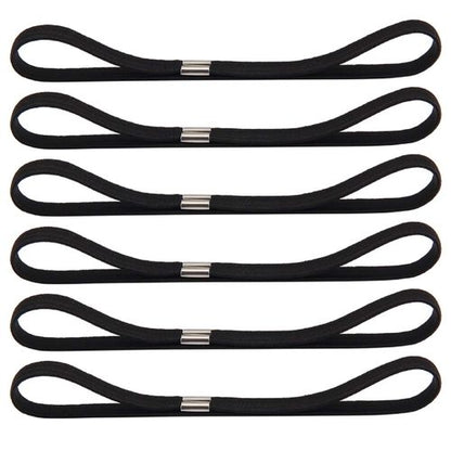 6PCS Long Elastic Head Bands / Hair Ties