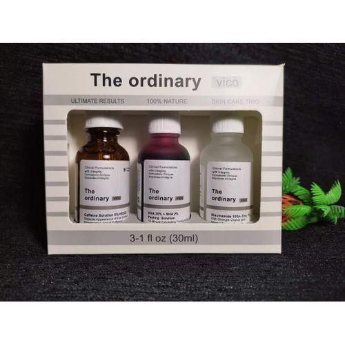 🔥 LIMITED DEAL — The Ordinary Skincare Trio Set | Brightens + Exfoliates + Depuffs Eyes | KSh 3,200
