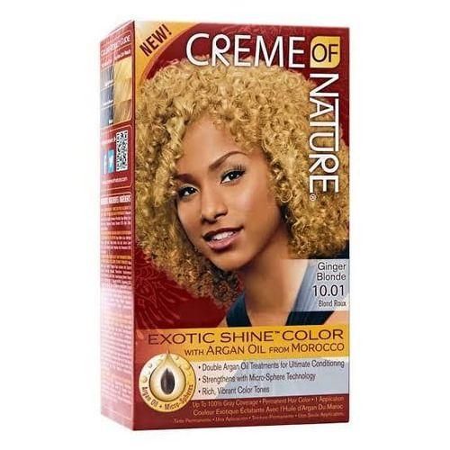 Creme Of Nature Argan Ginger Blonde 10.01 Exotic Hair Shine Color