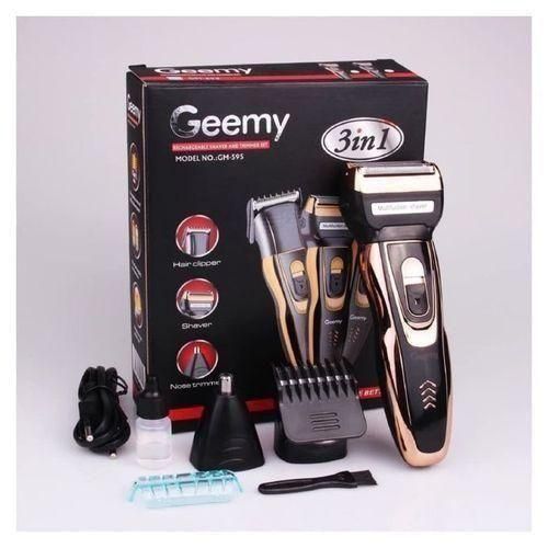 Geemy New Pro Rechargeable Hair Shaving Machine, Shaver- 3 In 1