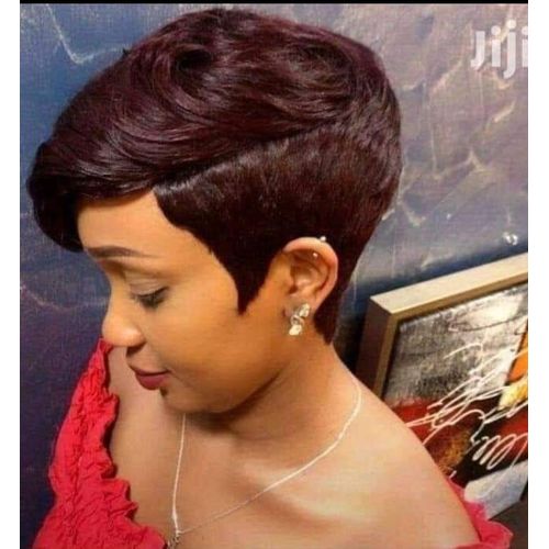 Human Hair Pixie Cut Short Wig