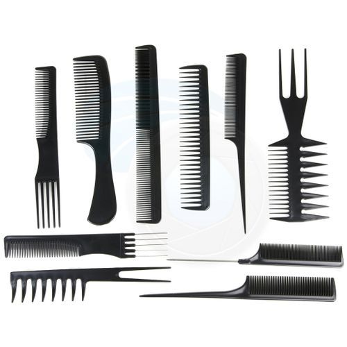 🔥 LIMITED DEAL — 10PCS Professional Hairdressing Comb Set | Wide & Fine Teeth + Salon & Home Use + Lightweight & Durable | KSh 1,600
