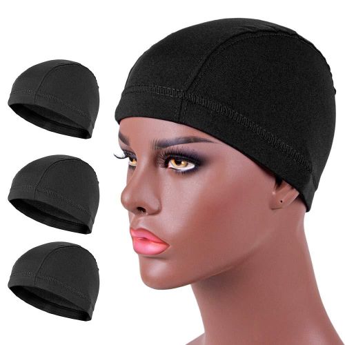 3pcs Dome wig cap wig making + free thread, needles