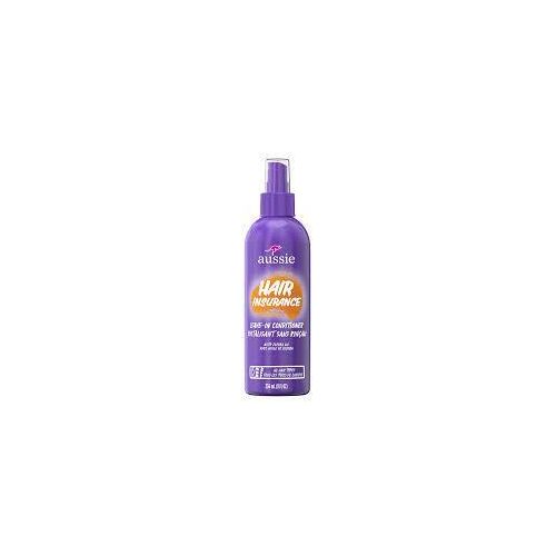 Aussie Hair Insurance Leave-In Conditioner Spray, Frizz Control, Softening with Jojoba & Sea Kelp