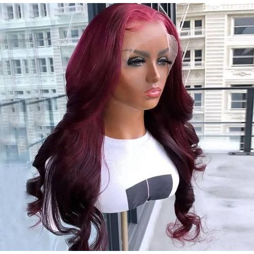 Deep/ full frontal semi human wig