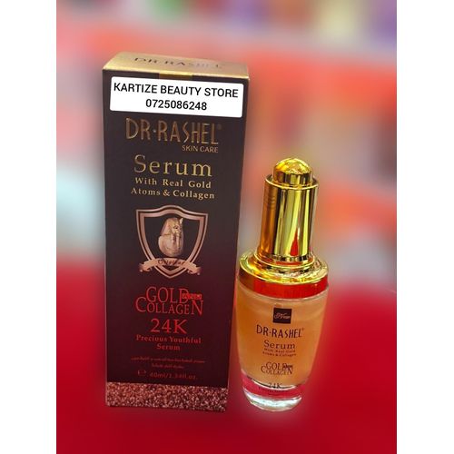 DR RASHEL Best serum with real gold atoms & collagen 24k precious youthful serum