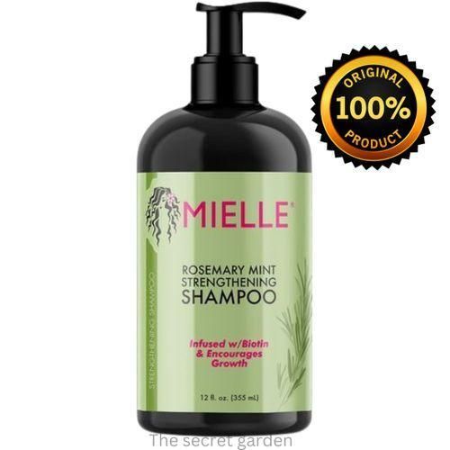 Mielle Organics Rosemary Mint Strengthening Shampoo Infused With Biotin, Cleanses And Helps Strengthen Weak And Brittle Hair