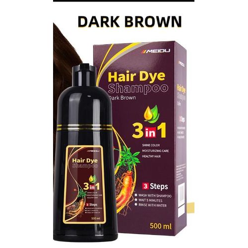 Meidu Dark brown hair dye shampoo