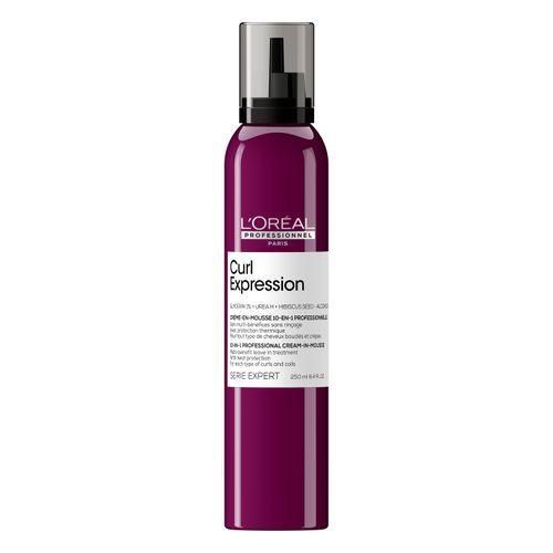 L'Oréal professionnel Paris Curl Expression Mousse - For Curly and Coily Hair, Defines Curls and Coils, Silicone and Paraben-Free