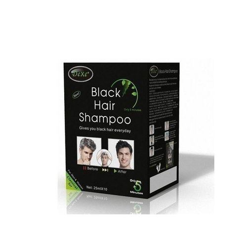 Dexe Hair Shampoo-Instant Black Hair Dye-Economy Pack