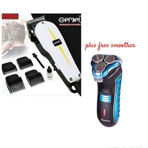 Geemy 1021 Electric Hair Shaving Machine Plus Free Smoother