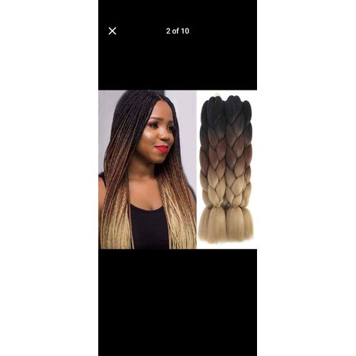 Ombre Braids Multi-Color, Durable Braids