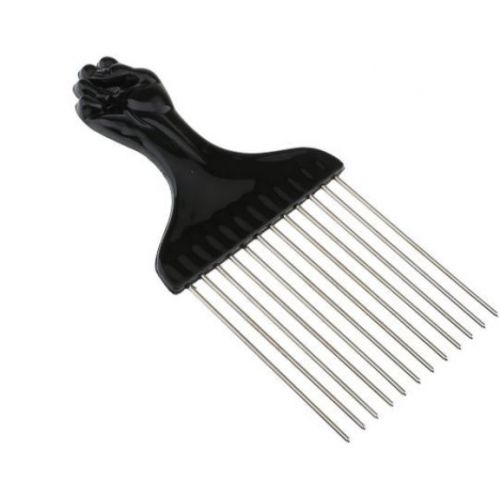 1Pc Afro Metal Comb Wide Toothed Chuma Hair Comb