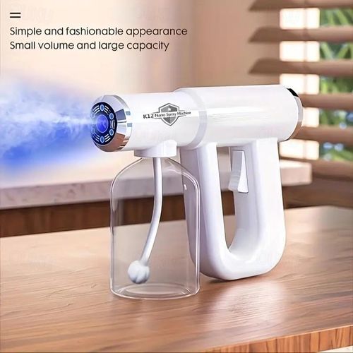 Mythus K12 Professional Blue Ray Nano atomizer Spray Gun – Rechargeable Mist Sprayer for Barbers, Hair & Surface Disinfection