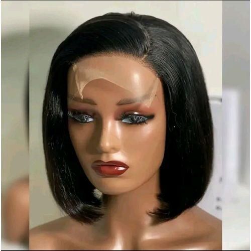 4*4 Closure Semi Human Bob Wig