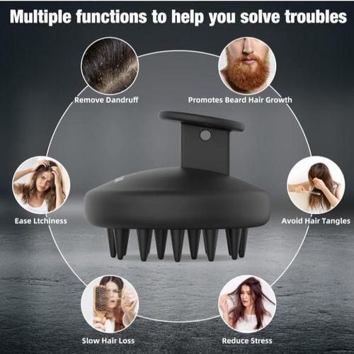 Skin Care Silicone Hair Scalp Massager ,Shampoo ,Hair Detangler,washing Hair Scrubber Brush