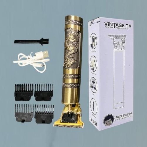 Vintage Original Quality Usb Rechargeable T9 Hair Clipper Trimmer Shaver