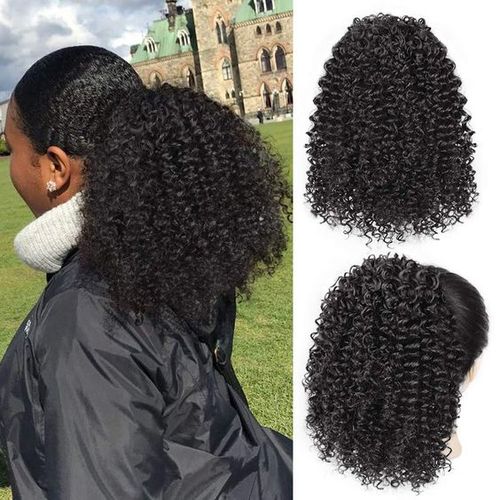Kinky Curly Drawstring Extension Hair