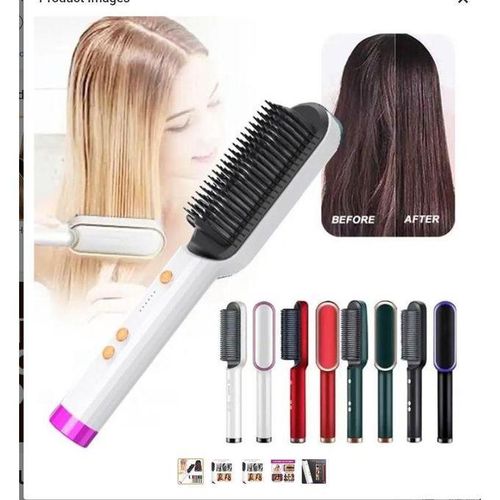 Electric Hair Straightening Comb and brush
