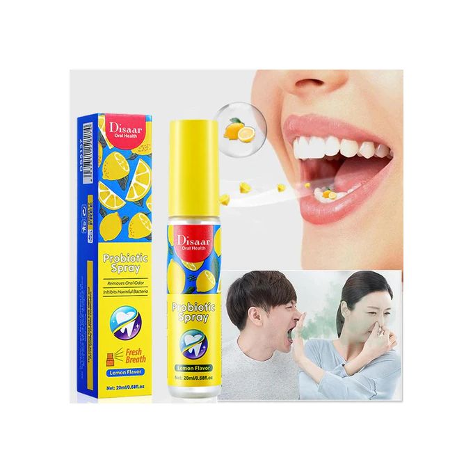 🔥 ORDER 1, WE SEND 2 — DISAAR Mouth Probiotic Spray Lemon | Fresh Breath + Healthy Gums + Oral Flora Balance | KSh 1400