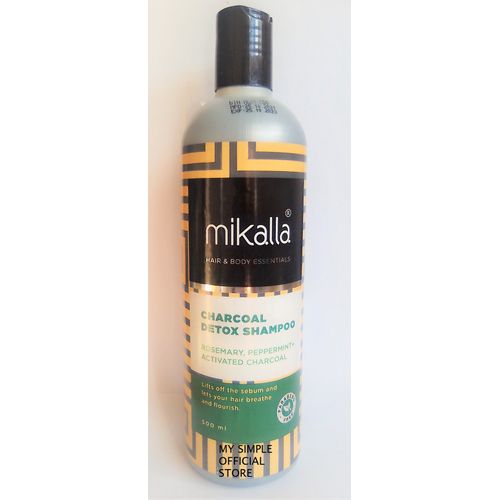 Mikalla Chacoal Detox Shampoo Rosemary,Peppermint Activated Charcoal