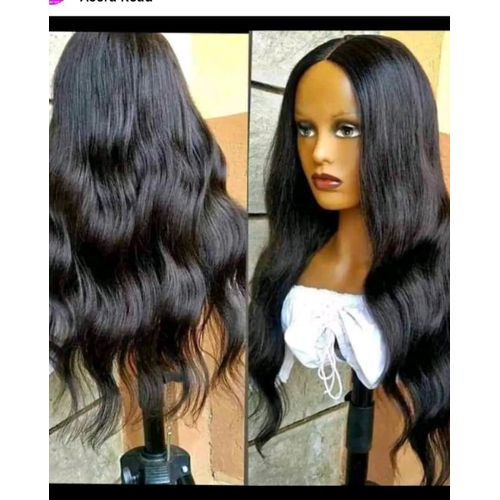 Fashion And Style Semi Human Body Wave Closure Wig