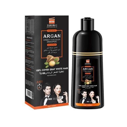 Argan speedy hair colour shampoo (no dark skin)